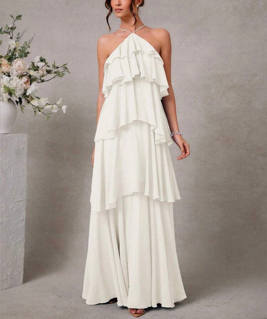 Vestido elegante branco