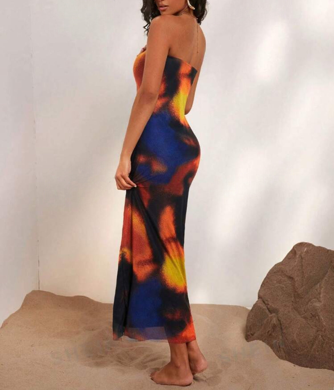 Vestido multicolor