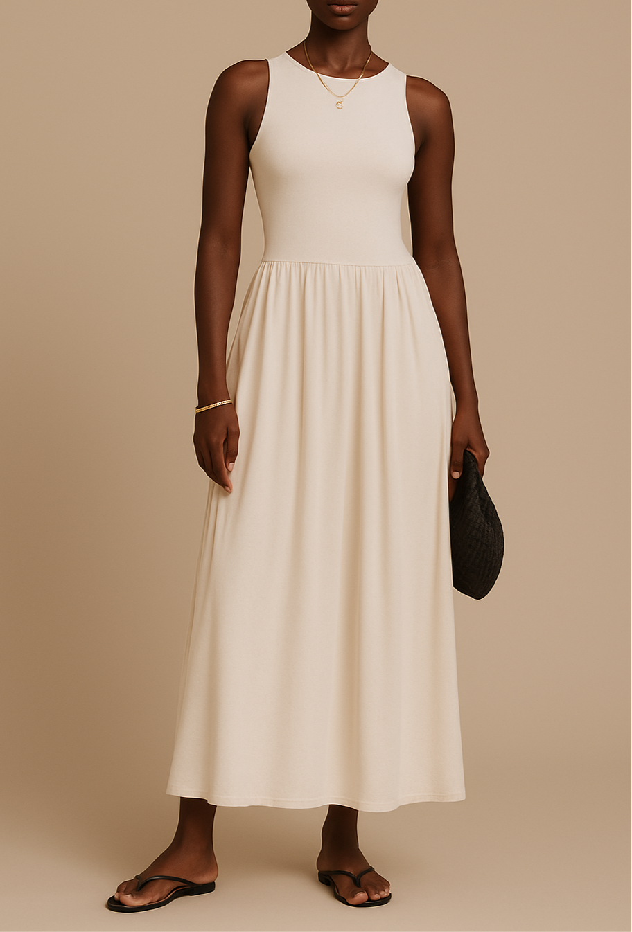 Vestido bege