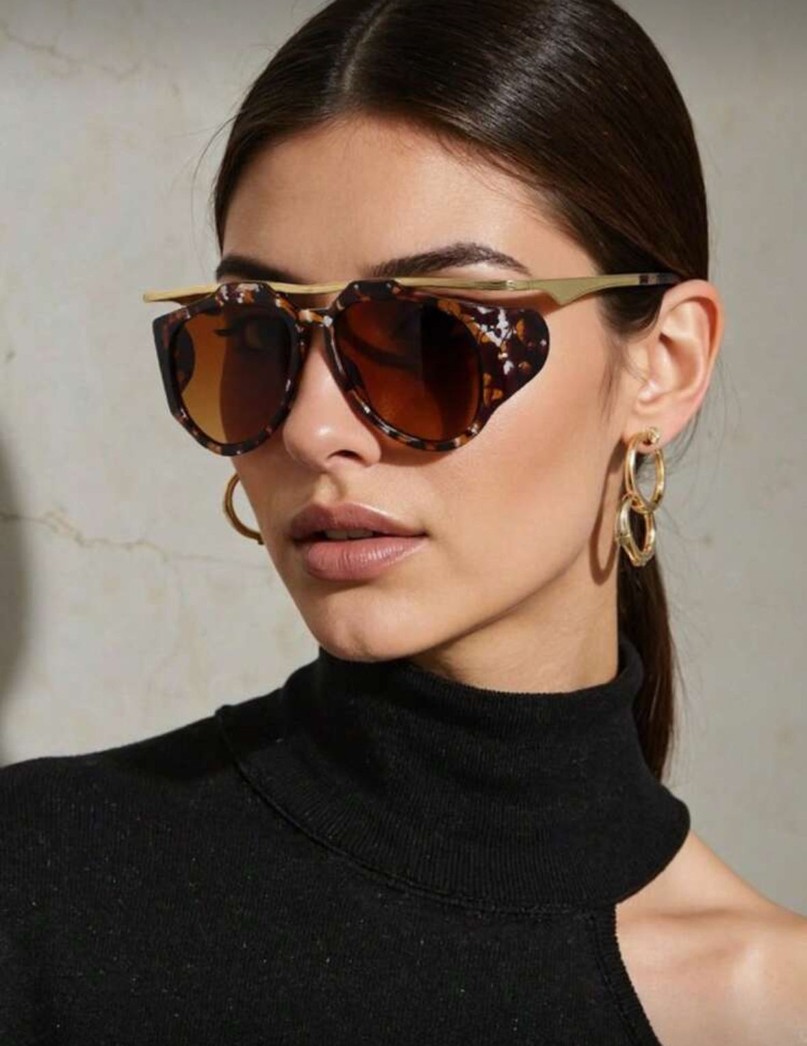 Óculos vintage leopardo