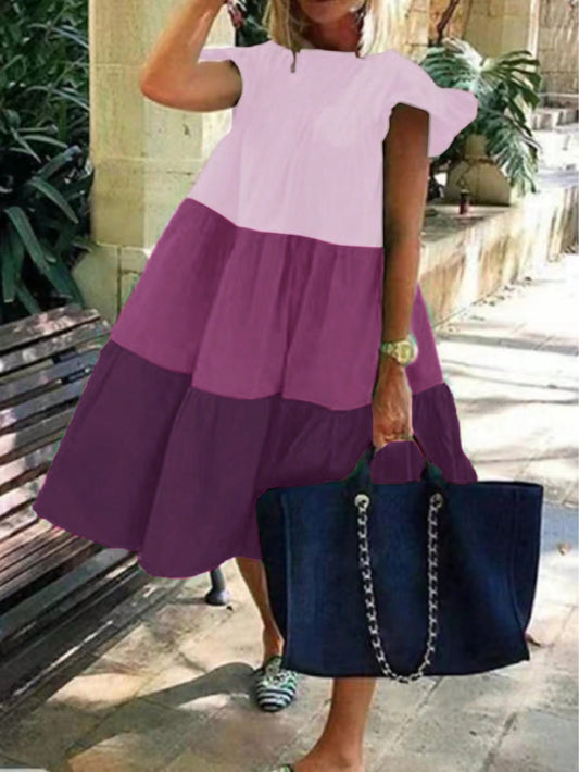 Vestido ocasional roxo