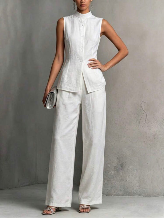 Conjunto casual branco