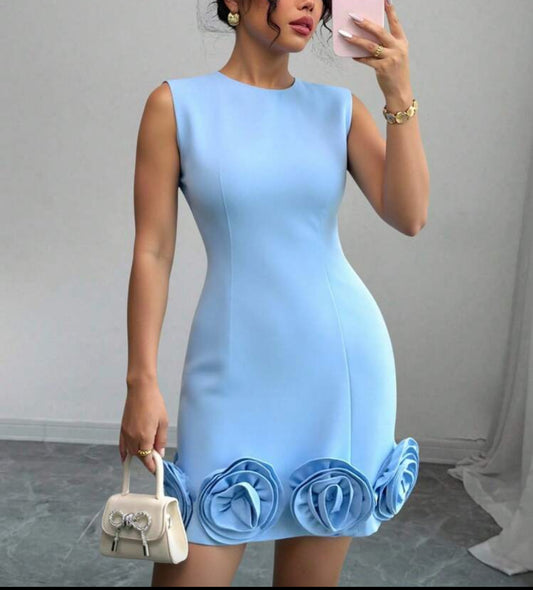 Vestido elegante azul