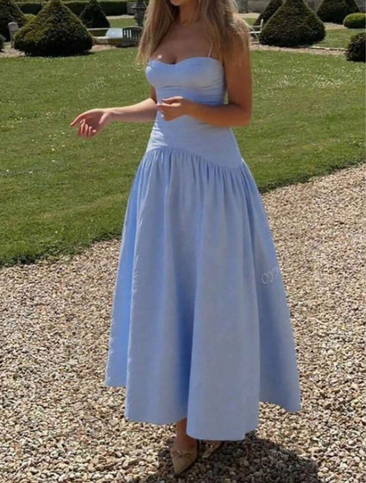 Vestido casual azul