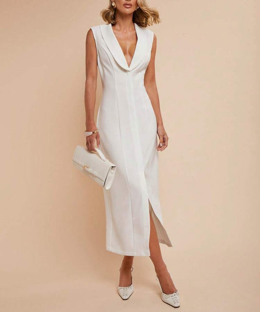 Vestido clássico branco