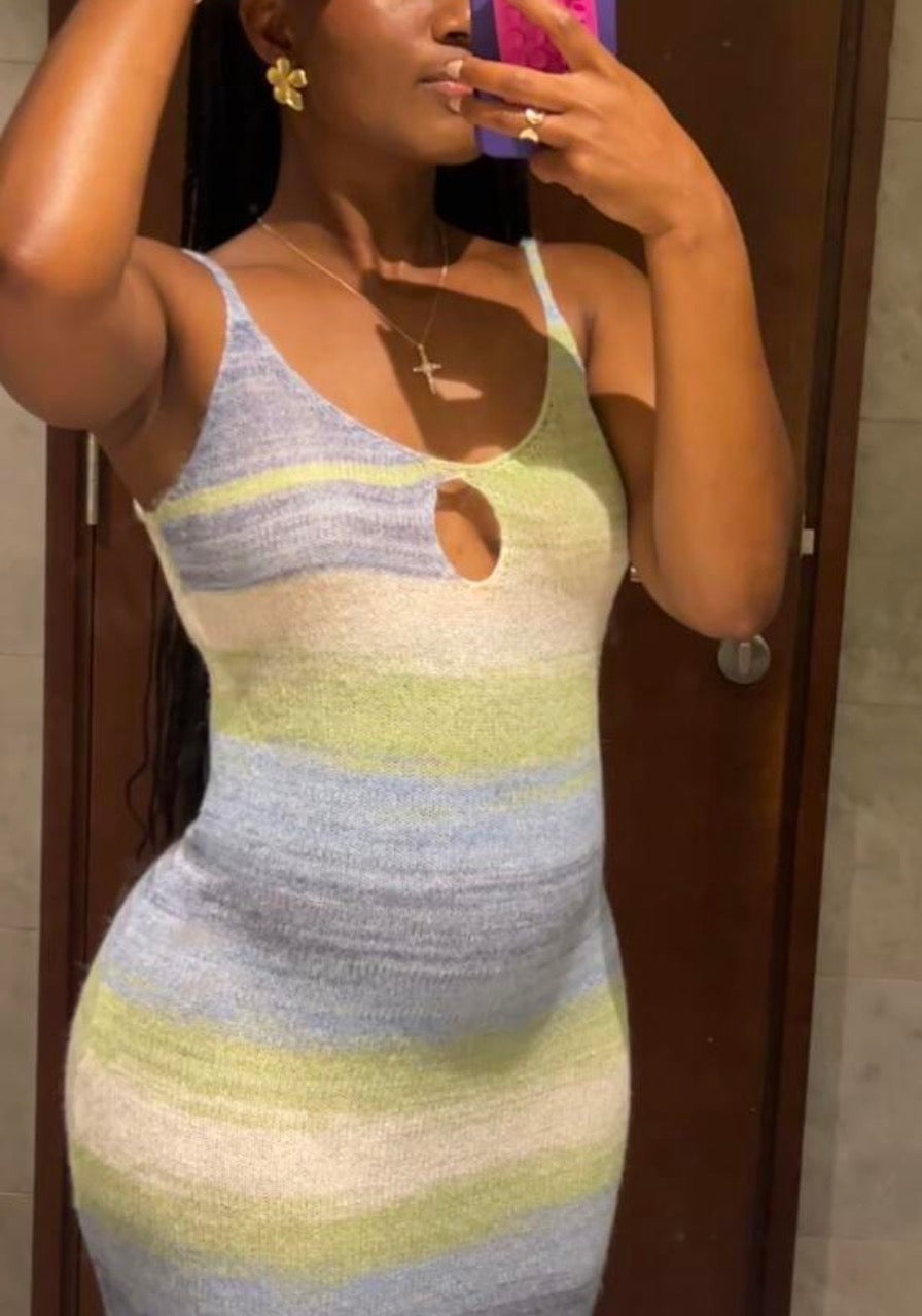 Vestido multicolor