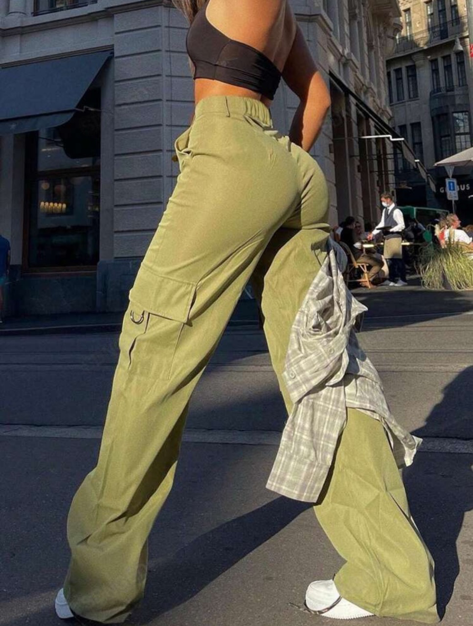 Calça verde cargo