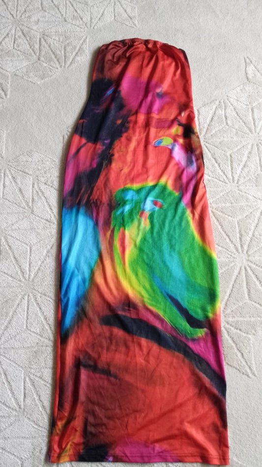 Vestido multicolor