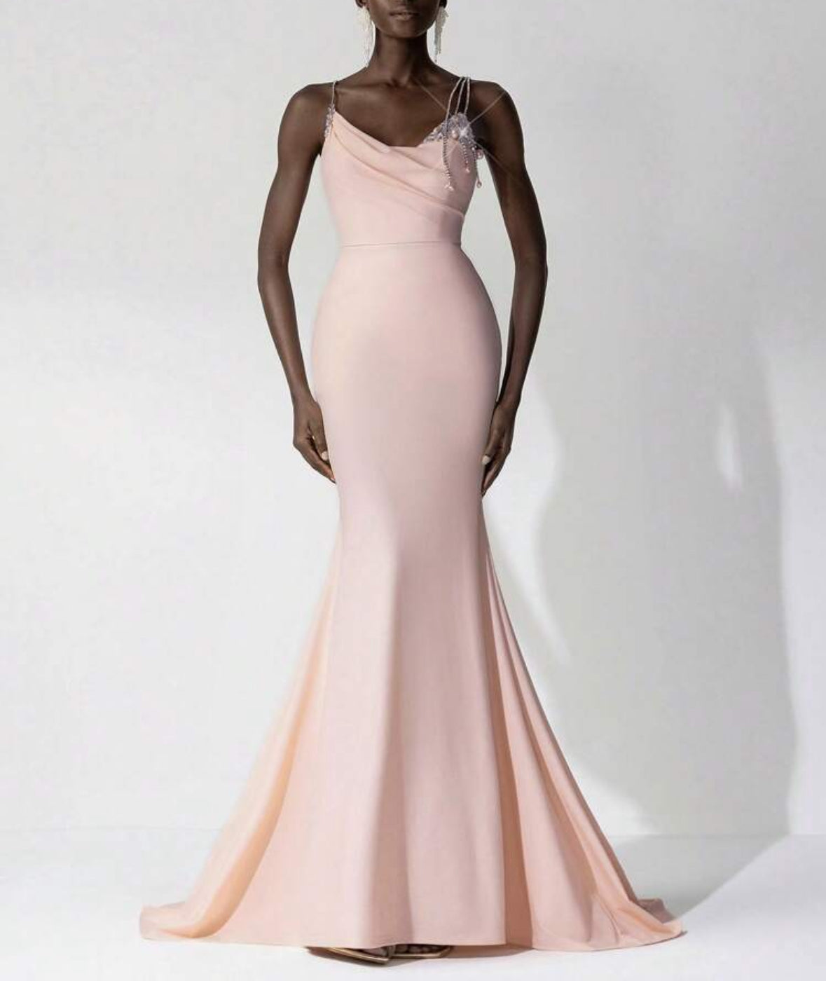 Vestido elegante rosa