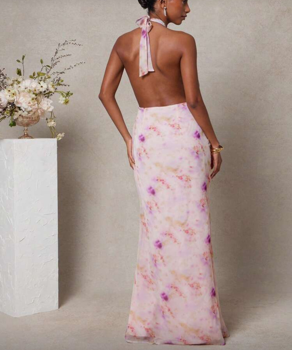 Vestido elegante floral