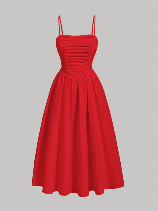 Vestido elegante vermelho