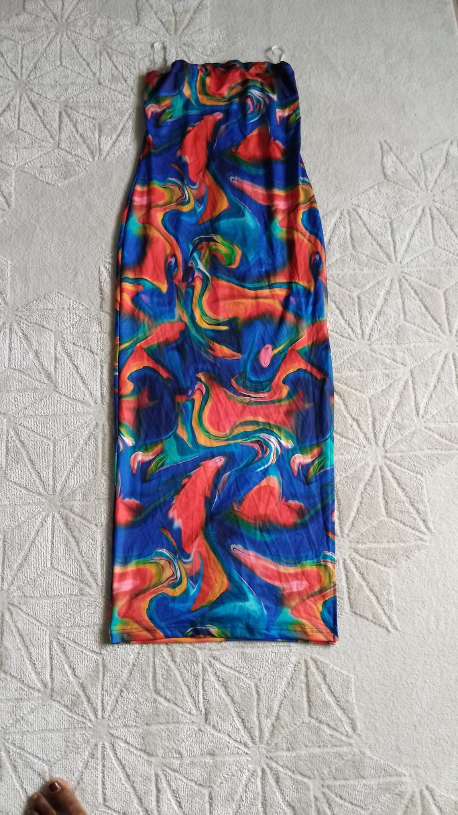 Vestido multicolorido