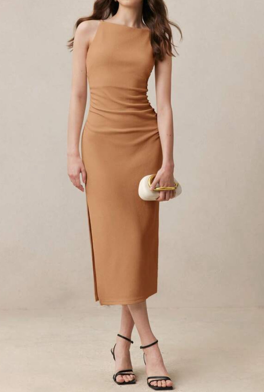 Vestido caquí