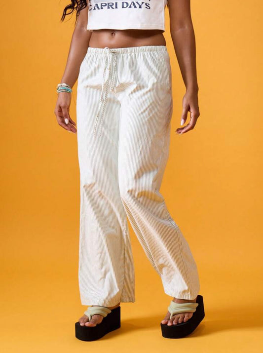 Calça listrada